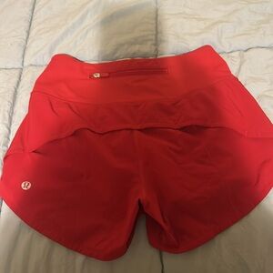 Lululemon speed up shorts size 0